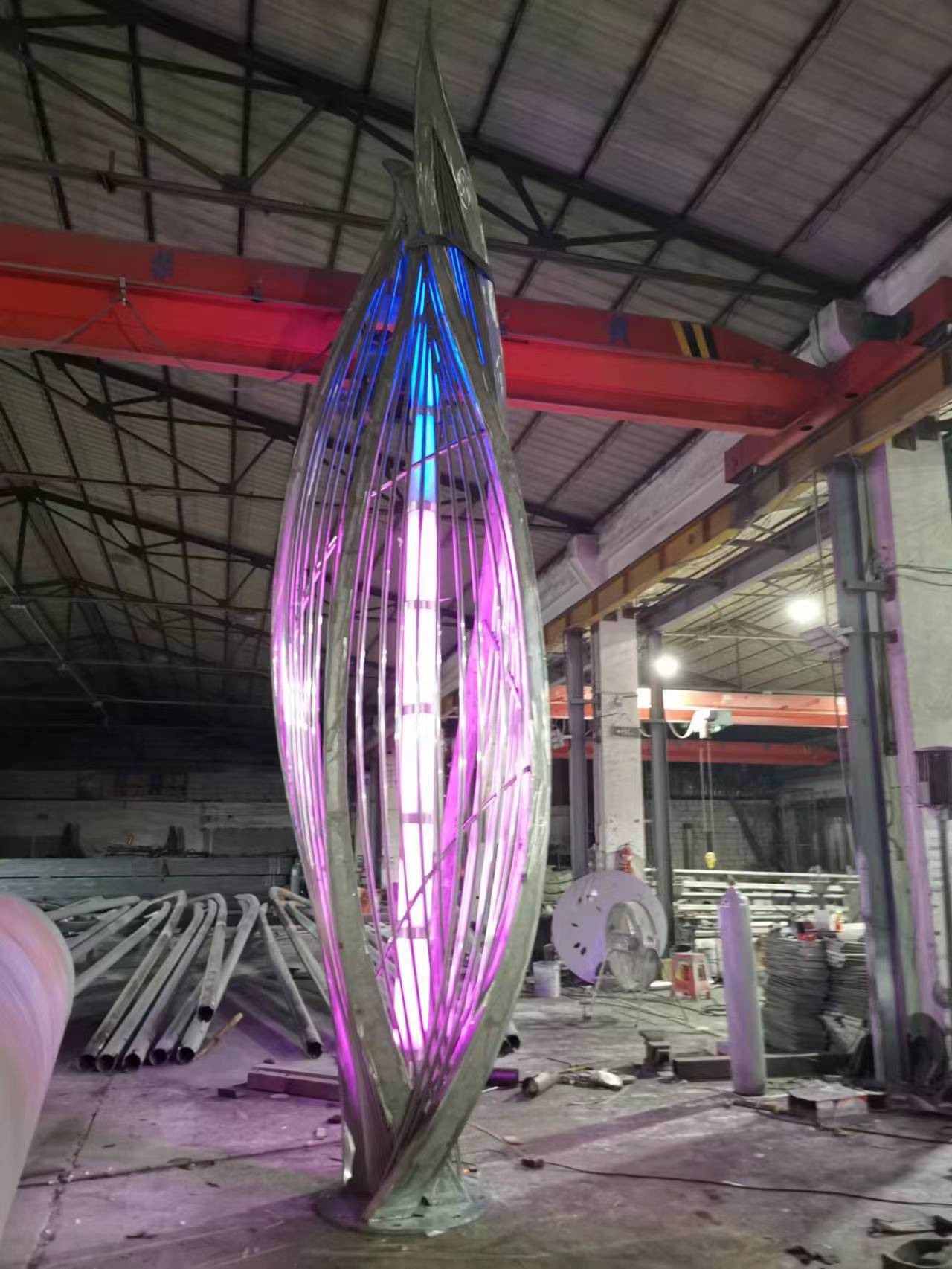 城市地標(biāo)燈之大白鷺